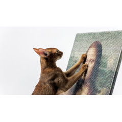  Kratzstellen & Kratzmöbel: Copycat Art Scratcher Mona Lisa - Kratzbild für Katzen - 4