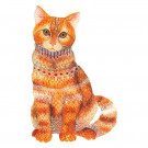  Geschenke & Gutscheine: Holz Puzzle für Erwachsene A5 smal - Ginger Cat - 1